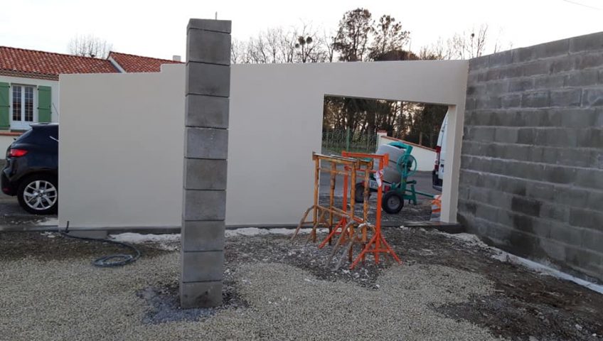 Construction d'un abri voiture à Rezé
