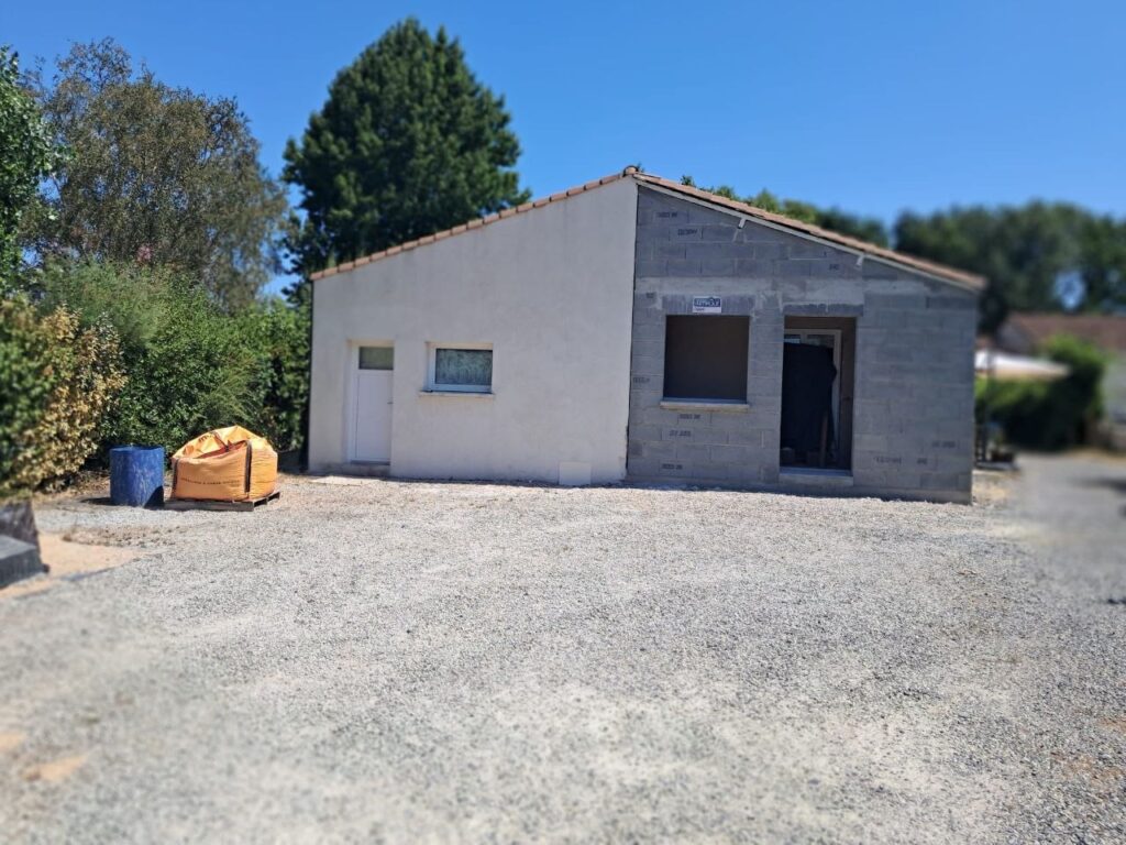 Rénovation avec ouverture d'un mur porteur à Gorges