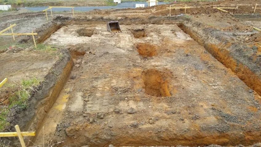 Terrassement pour construction de maison au Landreau